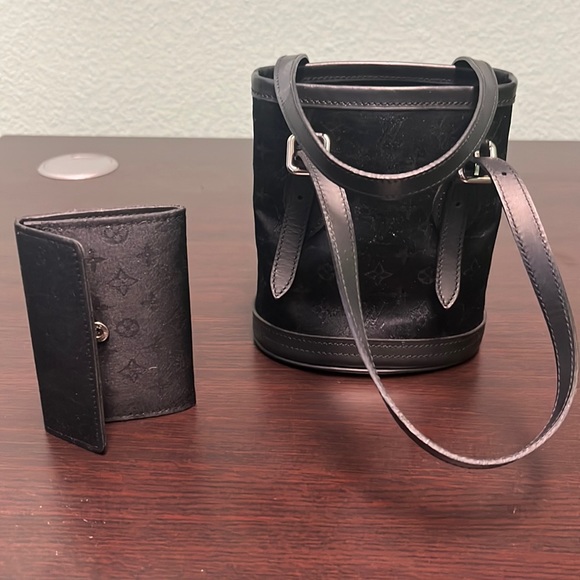 Louis Vuitton Monogram Mini Bucket Bag Brown